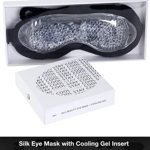 NIGHT Silk Eye Mask with Cooling Gel